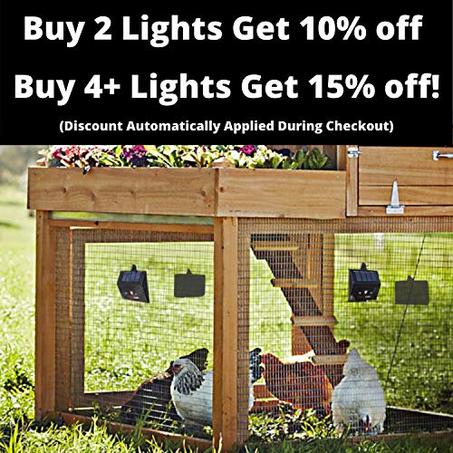 PREDATORGUARD Solar Powered Predator Deterrent Light Scares Noctur...