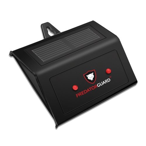 PREDATORGUARD Solar Powered Predator Deterrent Light Scares Noctur...