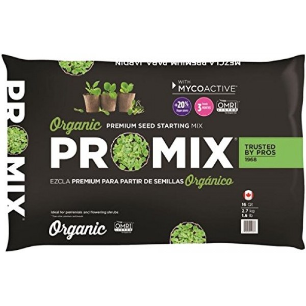 Premier Horticulture 1016041RGCE Organic Pro Seed Starting Mix, 16...