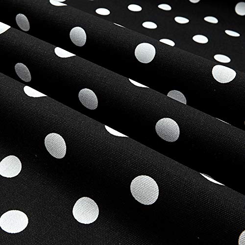 Premier Prints Black/White Polka Dot, Yard