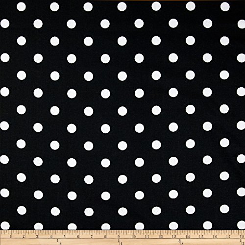 Premier Prints Black/White Polka Dot, Yard