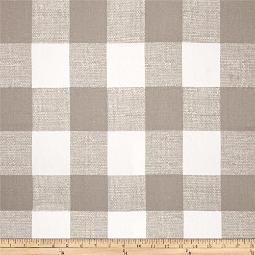 Premier Prints Ecru Anderson Check, Yard