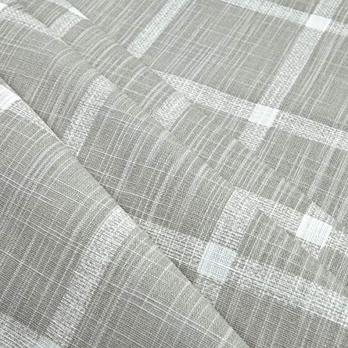 Premier Prints Modern Farmhouse Abbot Windowpane Slub Canvas Frenc...