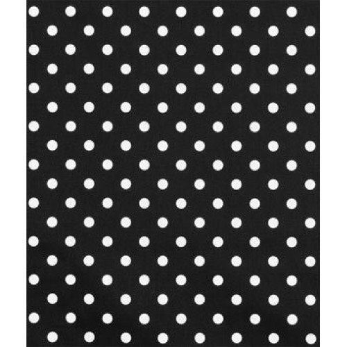 Premier Prints Polka Dot Black/White Fabric By The Yard