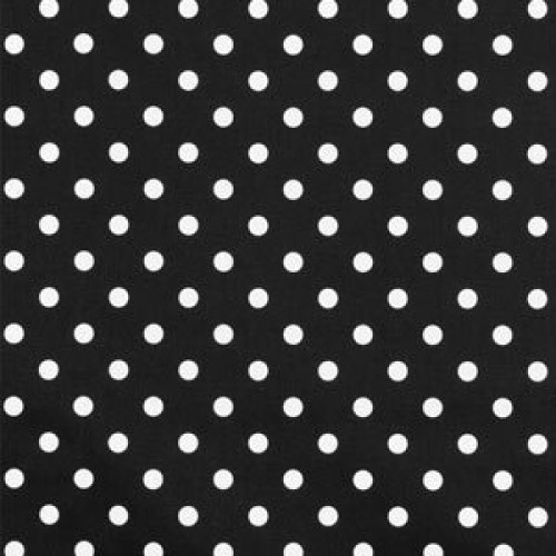 Premier Prints Polka Dot Black/White Fabric By The Yard