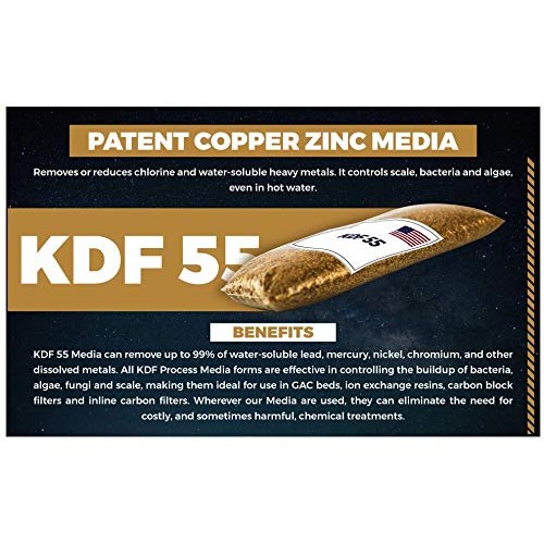 Premier 2.5 x 10 KDF55/ GAC Carbon Filter Cartridge Fits standar...