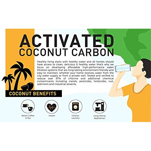 Premier 2.5 x 10 KDF55/ GAC Carbon Filter Cartridge Fits standar...