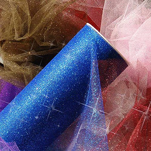 Sparkling Tulle Ribbon Rolls - 25 Yards - 6 Inches Wide SPARKLING...