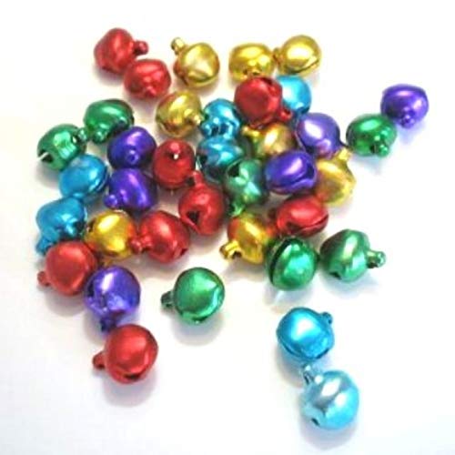 6 mm Bright Jewel Aluminum Jingle Bells, Pack 144