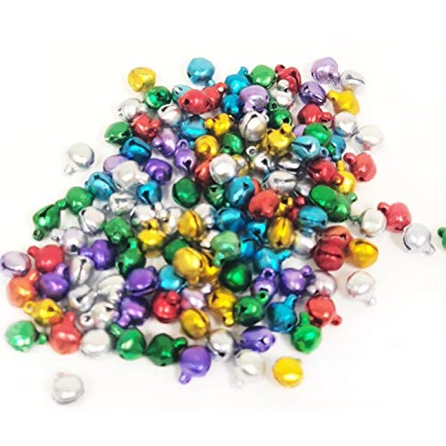 6 mm Bright Jewel Aluminum Jingle Bells, Pack 144