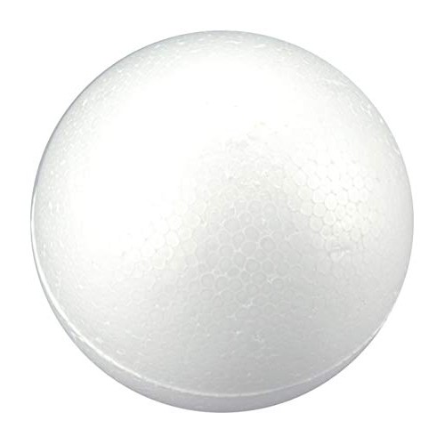 Craft Foam Balls - 1-Pack Large Smooth and Round Polystyrene Foam ...