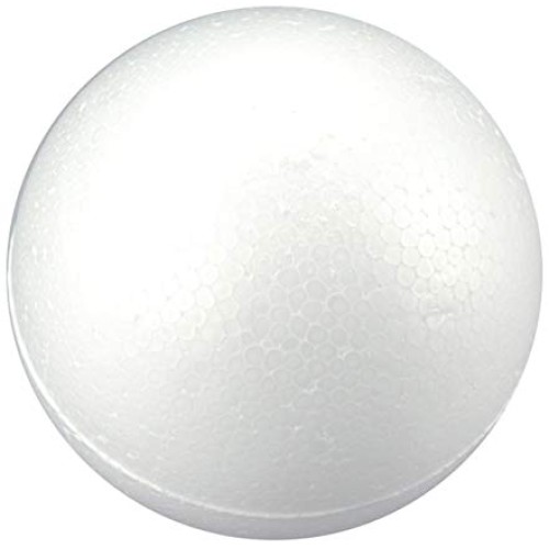 Craft Foam Balls - 1-Pack Large Smooth and Round Polystyrene Foam ...