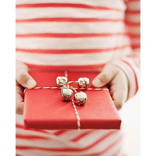 Pack of 200, 1/2 inch Christmas Jingle Bells, Craft Bells for Wre...