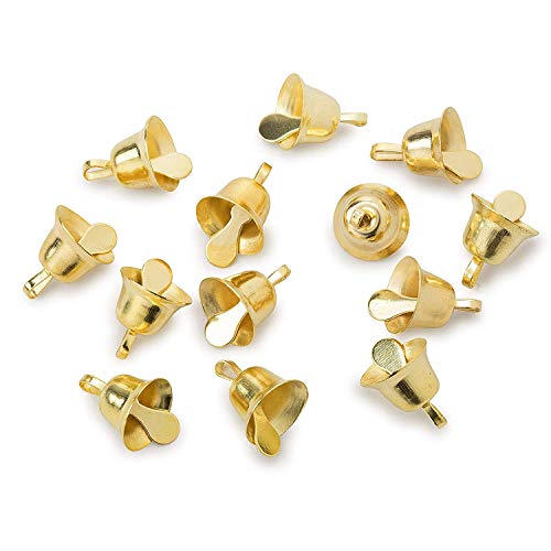 Present Avenue Gold Liberty Bells, Jingle Bells for Craft and Favo...