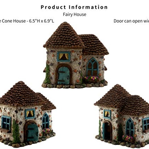 PRETMANNS Fairy Garden House Kit - Fairy House with Fairy Garden F...