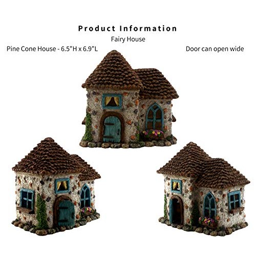 PRETMANNS Fairy Garden House Kit - Fairy House with Fairy Garden F...