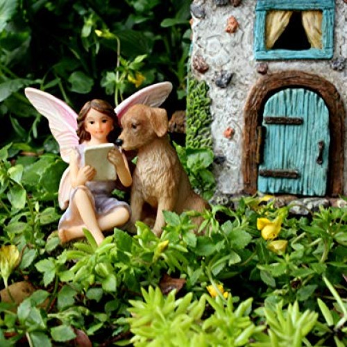 PRETMANNS Fairy Garden House Kit - Fairy House with Fairy Garden F...