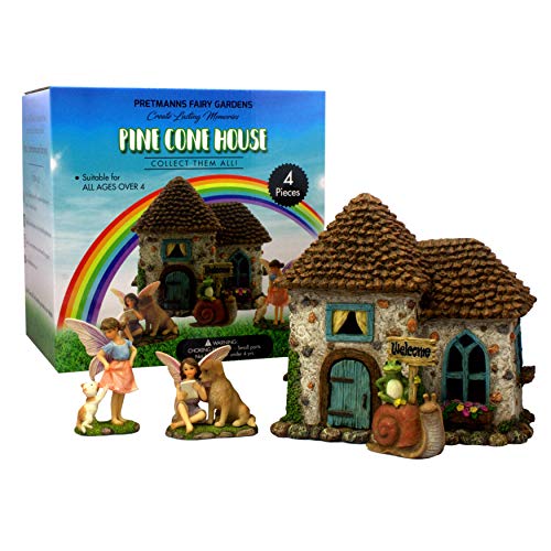 PRETMANNS Fairy Garden House Kit - Fairy House with Fairy Garden F...
