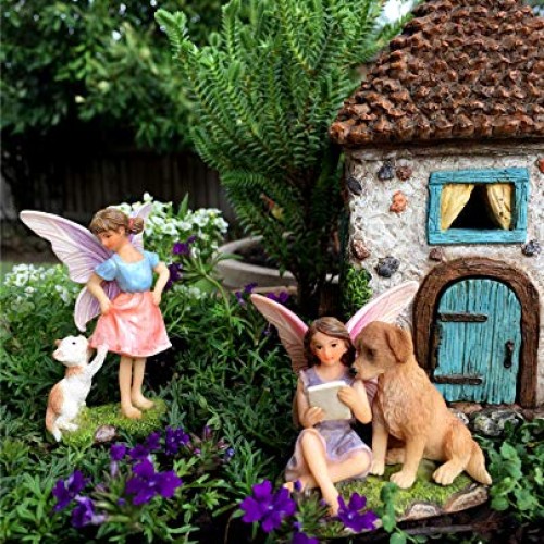 PRETMANNS Fairy Garden House Kit - Fairy House with Fairy Garden F...