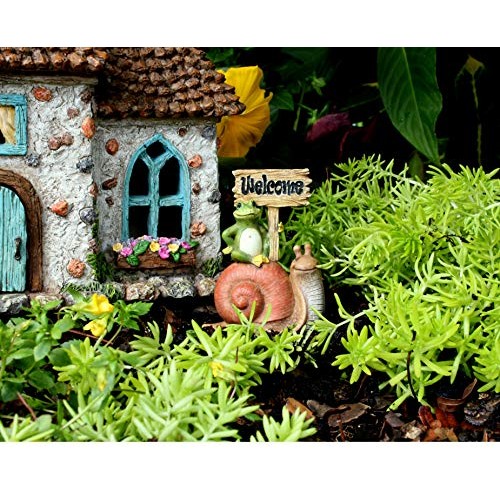 PRETMANNS Fairy Garden House Kit - Fairy House with Fairy Garden F...