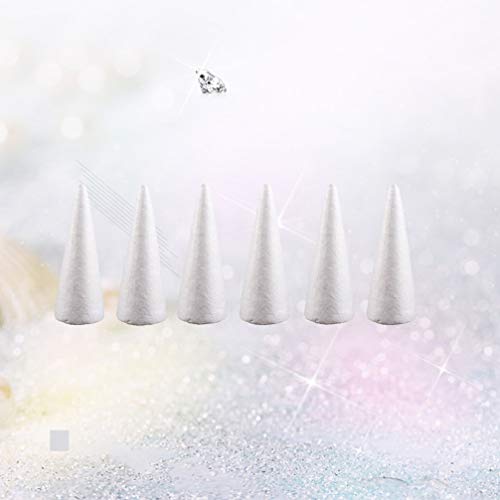 PRETYZOOM 6pcs Christmas Tree Cone Shape Styrofoam Foam for DIY Cr...