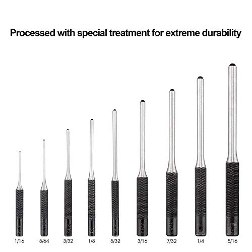 Pridefend Punch Set,Roll Pin Punch Set,Roll Pin Starter Punch, BC ...