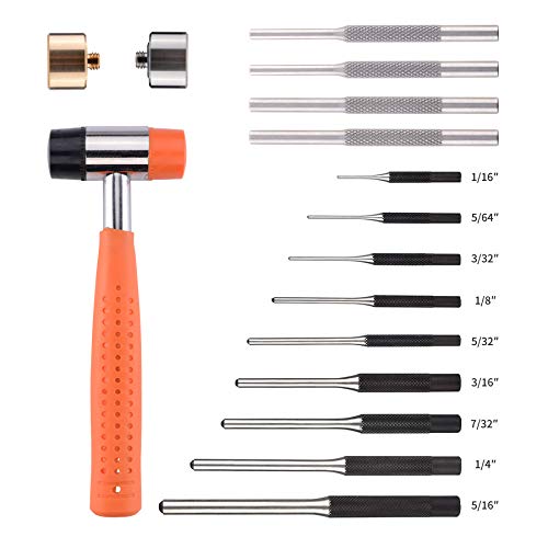 Pridefend Punch Set,Roll Pin Punch Set,Roll Pin Starter Punch, BC ...