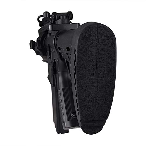 Pridefend Rubber Combat Butt Pad, Non-Slip Recoil Pad for 6 Positi...