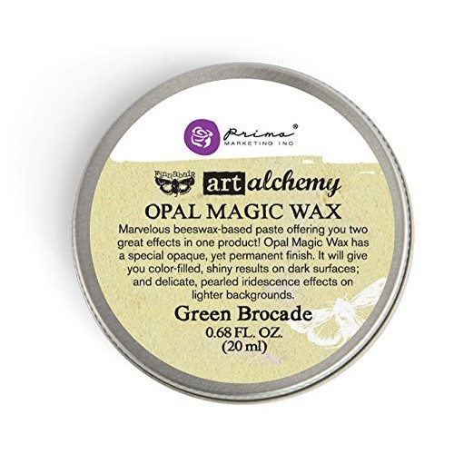Prima Marketing Art Alchemy-Opal Magic Wax-Green Brocade