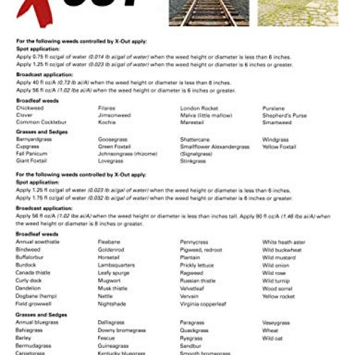 Primesource X-Out Non-Selective Herbicide for Post-Emergence Broad...