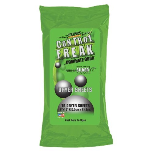 Primos Hunting Control Freak Scent Eliminating Dryer Sheet Pack o...