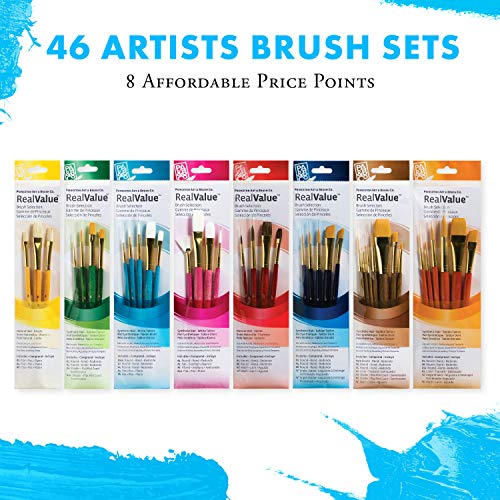 Princeton Real Value, Series 9100, Paint Brush Sets for Acrylic, O...