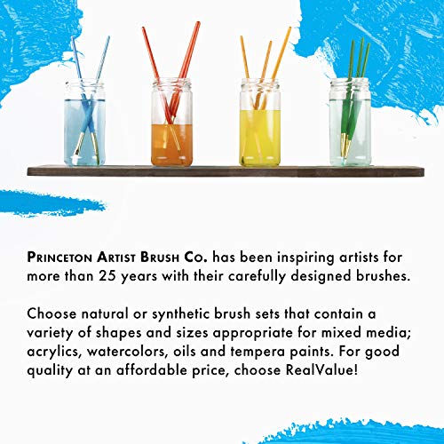 Princeton Real Value, Series 9100, Paint Brush Sets for Acrylic, O...