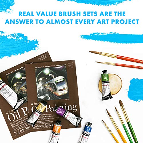 Princeton Real Value, Series 9100, Paint Brush Sets for Acrylic, O...