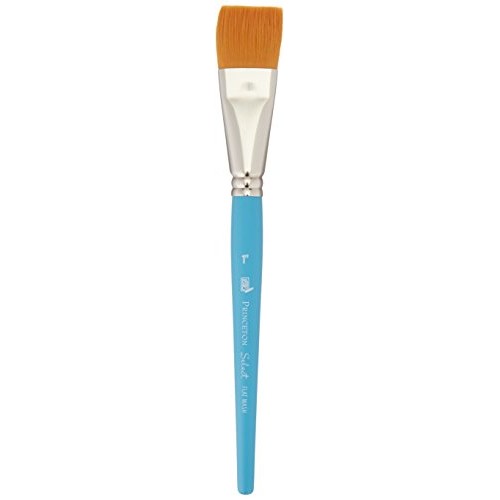Princeton Artist Brush Select Synthetic Brush Flat Wash 1 Width