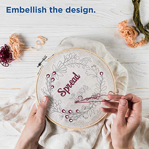 Printworks Vanishing Embroidery Transfers, for White/Light-Colored...