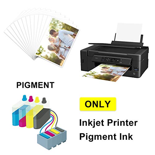 Iron-On Heat Transfer Paper for Dark Fabric 20 Pack 8.3x11.7 T-Sh...