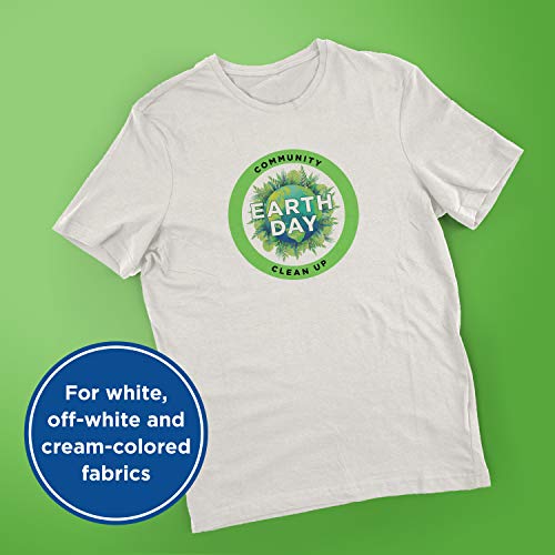 Printworks White T-Shirt Transfers for Inkjet Printers, For Use on...