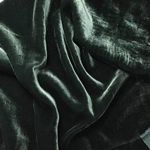 Mallard Green - Silk/Rayon Velvet Fabric