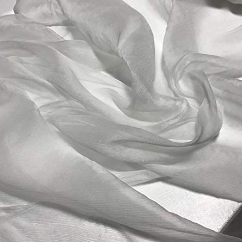 Natural Off White - Silk Chiffon Fabric