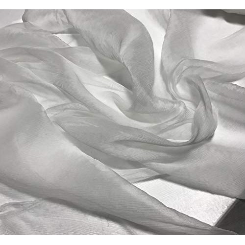 Natural Off White - Silk Chiffon Fabric