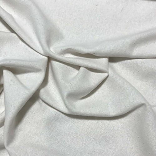 Natural White - Raw Silk Noil Fabric