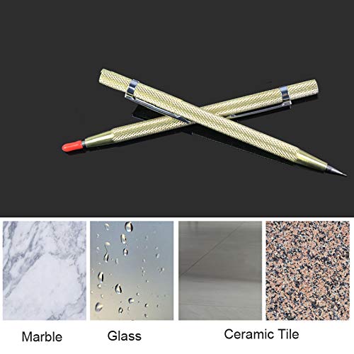 Metal Scribe Tool,Set of 2Pcs,Tungsten Carbide Tip Scriber,Engrave...
