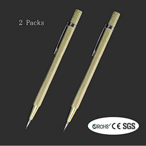 Metal Scribe Tool,Set of 2Pcs,Tungsten Carbide Tip Scriber,Engrave...