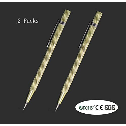 Metal Scribe Tool,Set of 2Pcs,Tungsten Carbide Tip Scriber,Engrave...