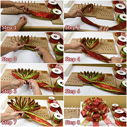 Pro Bow - The Hand Bow Maker Large - Make Custom 3 Ribbon Bows f...