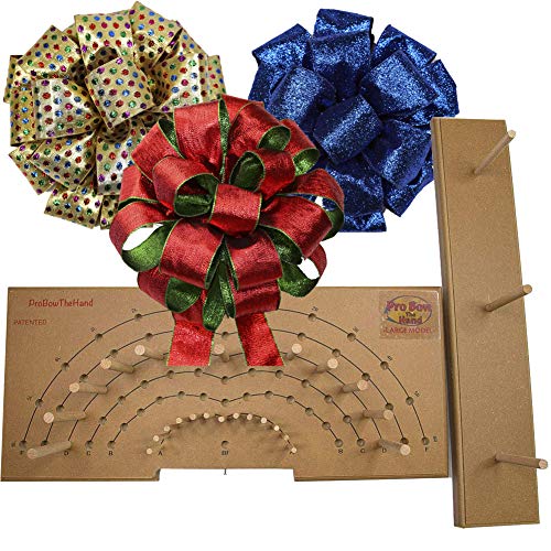 Pro Bow - The Hand Bow Maker Large - Make Custom 3 Ribbon Bows f...