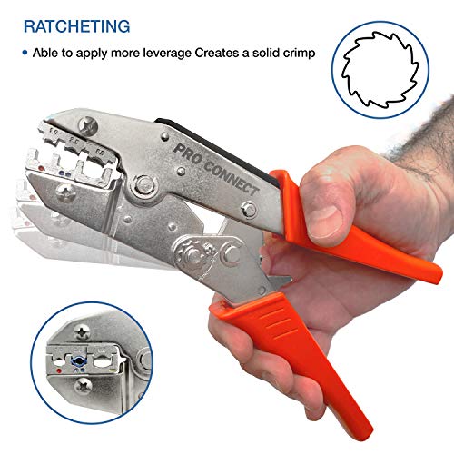 Electroplated Steel Wire Crimper Tool 4 Heat Shrink Wire Connector...