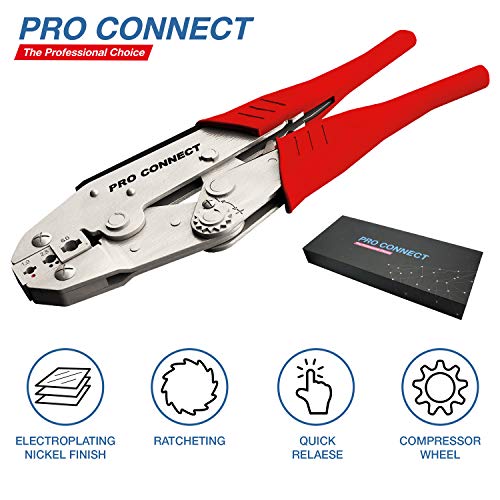Electroplated Steel Wire Crimper Tool 4 Heat Shrink Wire Connector...
