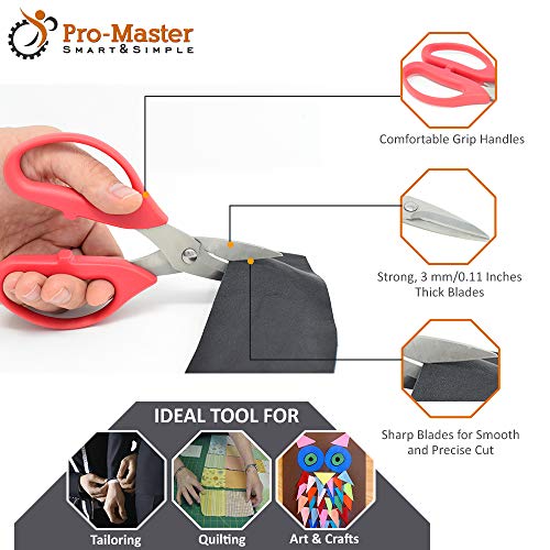 Leather Scissors. Small, Sharp Stainless Steel Durable Blades - Ef...